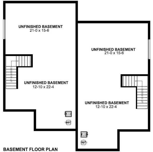 Victorian Lower Level of Plan 99938