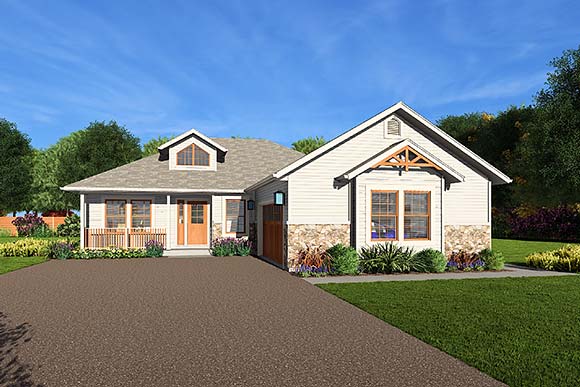 House Plan 99944 Elevation