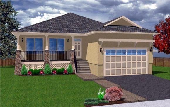 House Plan 99950 Elevation