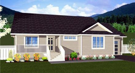 Traditional Elevation of Plan 99951