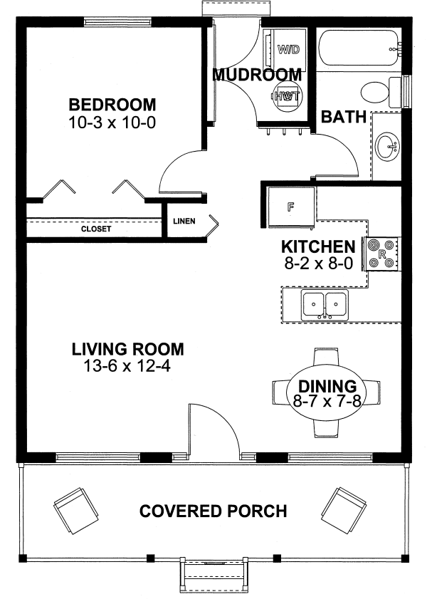 Cottage Level One of Plan 99971