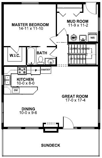 A-Frame Level One of Plan 99975