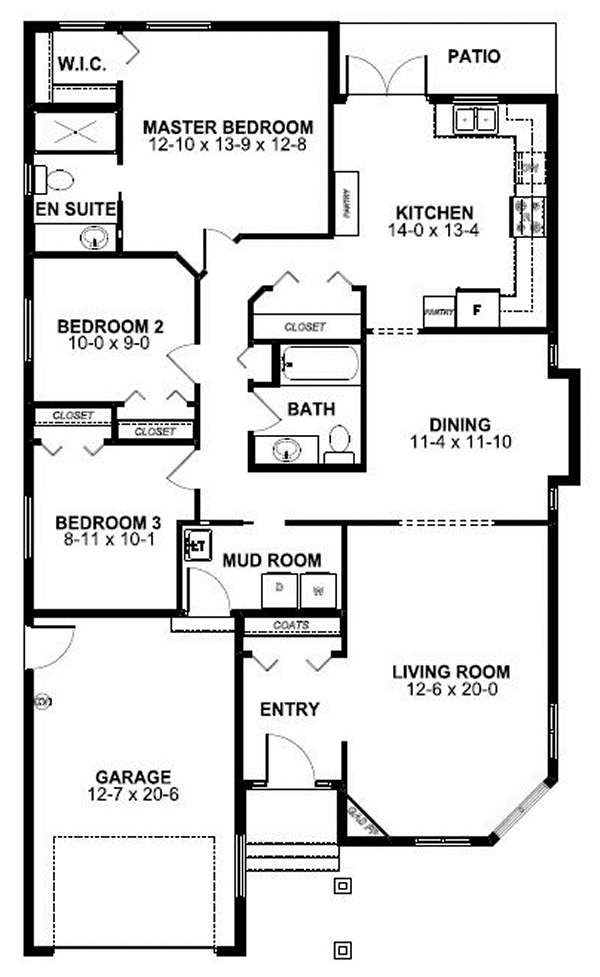 Craftsman Level One of Plan 99977