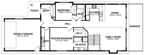 Ranch Level One of Plan 99979