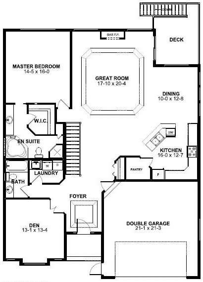 Ranch Level One of Plan 99980