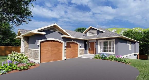 House Plan 99981 Elevation