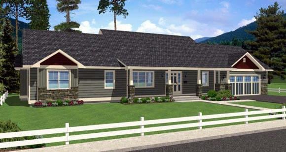 House Plan 99989 Elevation