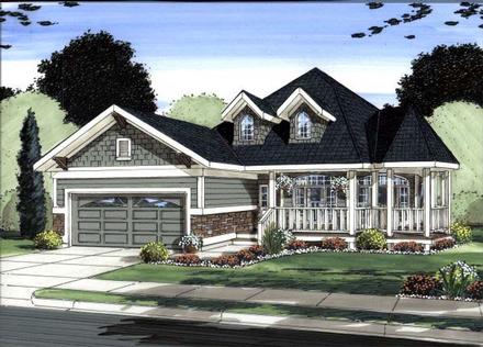 House Plan 99990 Elevation