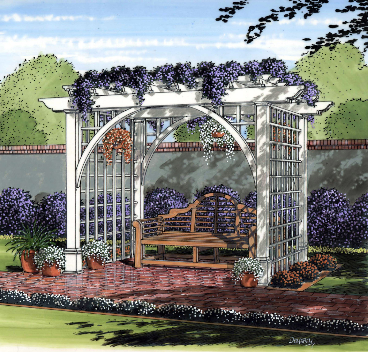 Free Woodworking Plans For Garden Arbor