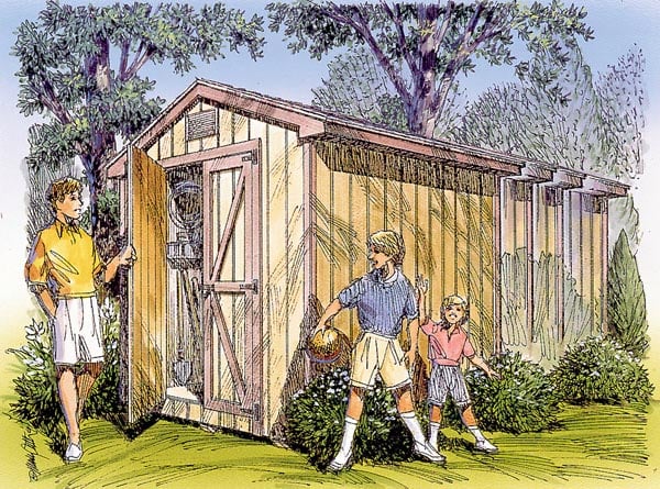 85903 - Gable Storage Shed