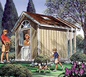 Gable Storage Shed - Project Plan 85909