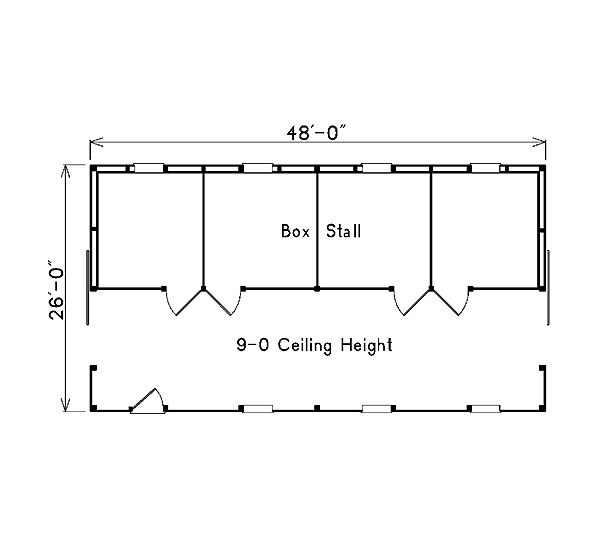 Project Plan 85942 - Pole Building - Horse Barn with Loft